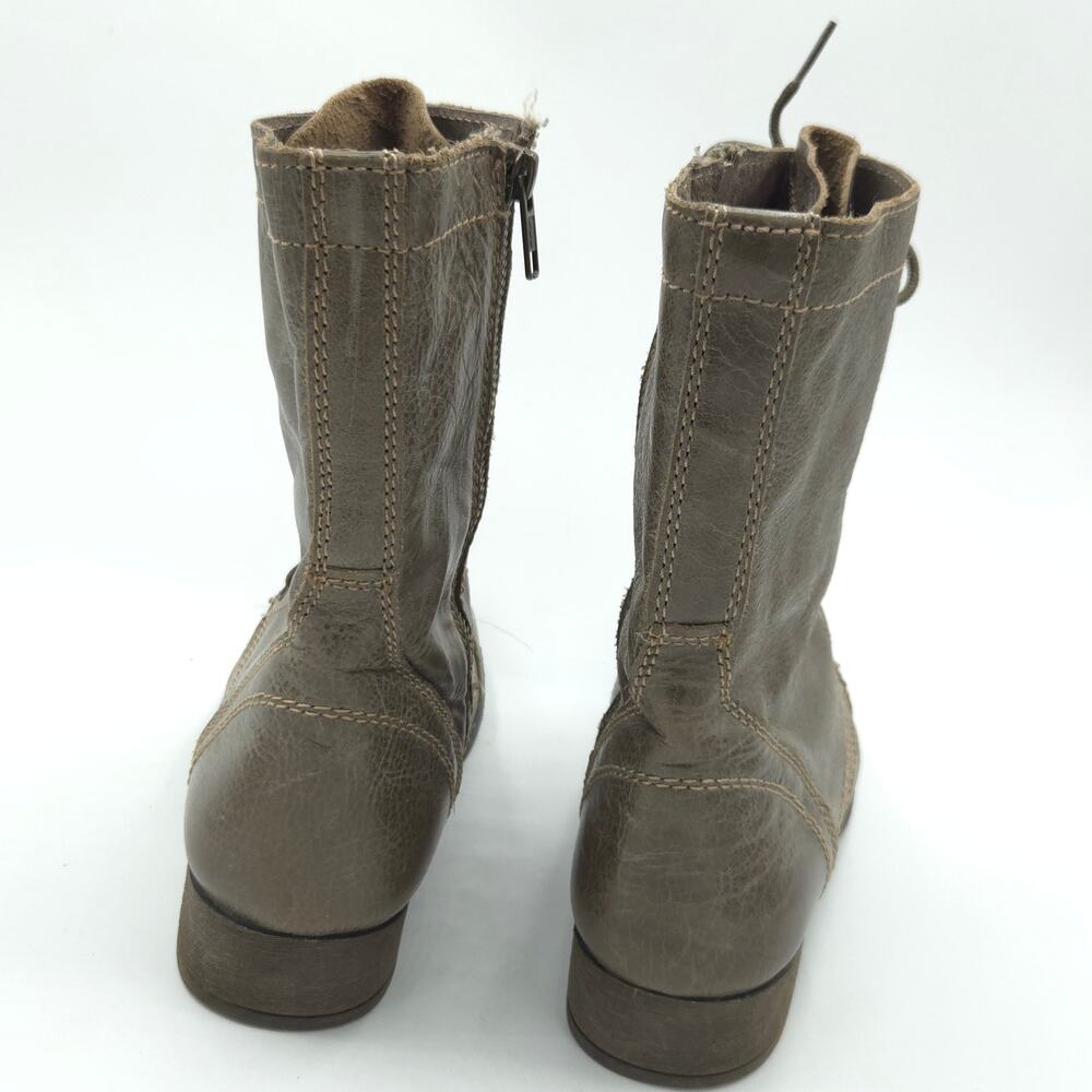 Steve Madden Women's Size 7.5 Troopa combat Boots Distressed Brown Leather - Picture 9 of 12
